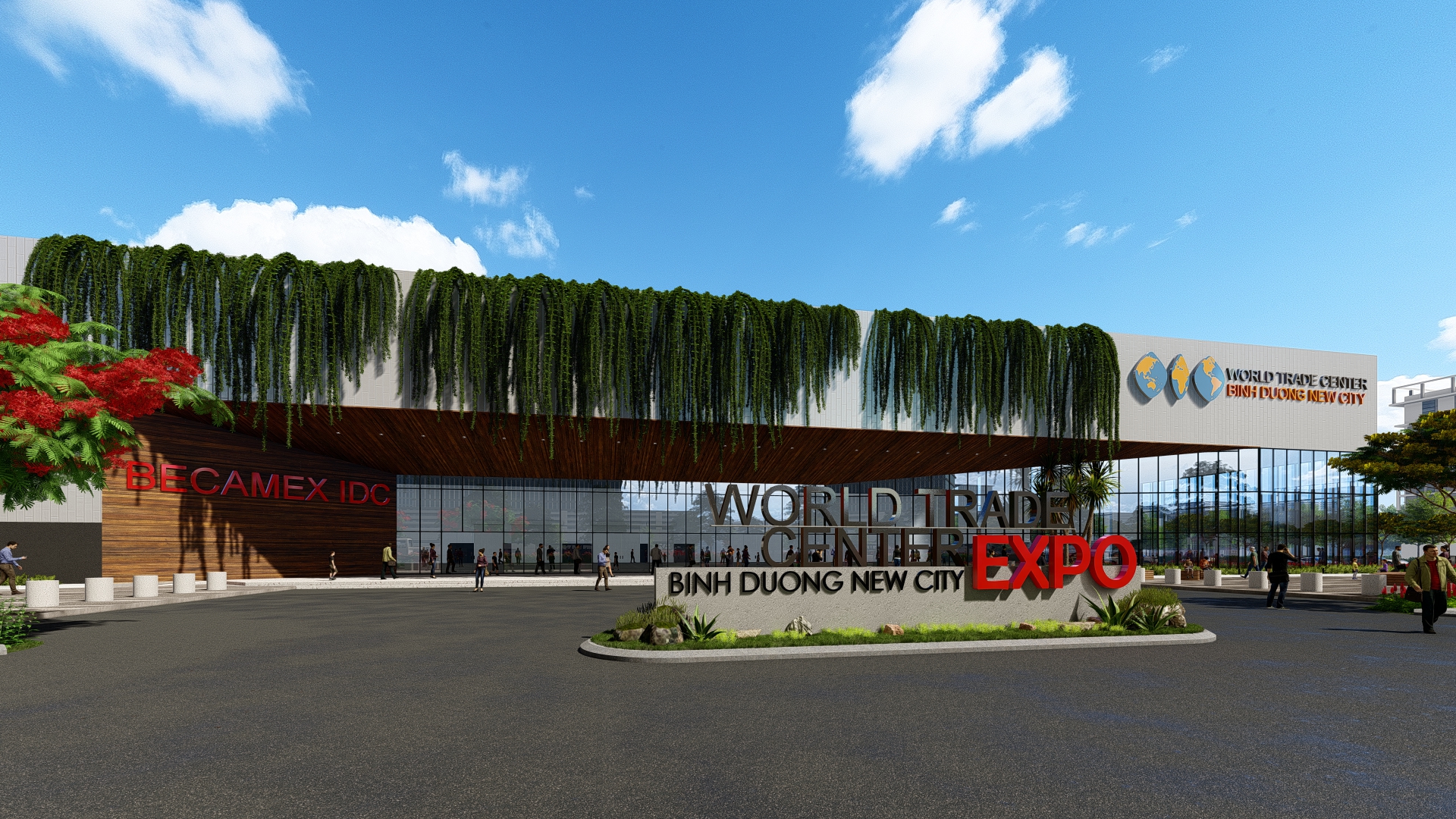 Dự án : TRUNG TÂM TRIỂN LÃM WTC  BÌNH DƯƠNG (BECAMEX IDC)